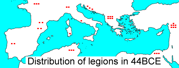 Legions 44BCE