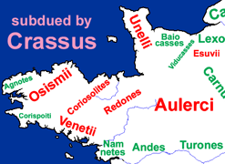 subdued by Crassus