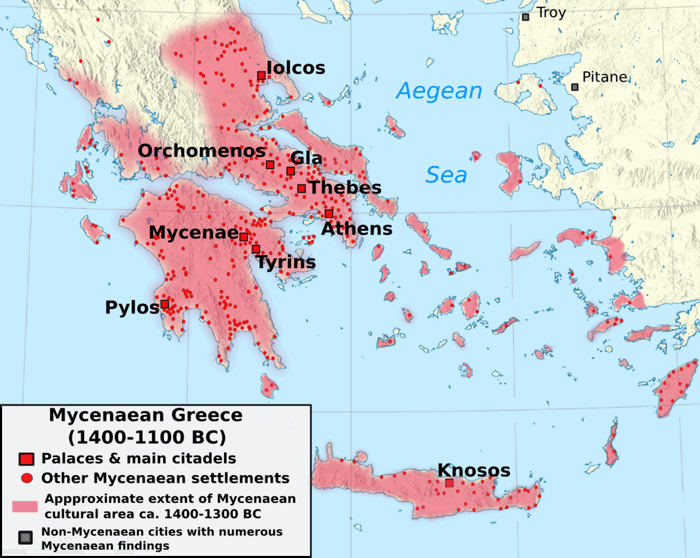 Mycenean territory