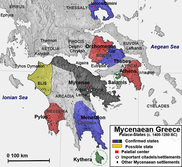 Mycenaean states